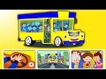 Rodas no ônibus | Rimas para bebês | Canção dos miúdos | Wheels On The Bus | Nursery Rhyme Songs