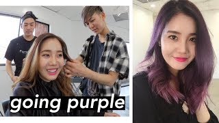 UNICORN HAIRDying My Hair Purple at Miju Van Salon