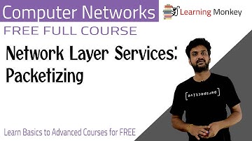 Network Layer Services Packetizing || Lesson 51 || Computer Networks || Learning Monkey ||