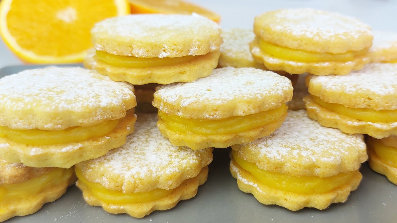 Prendi un arancia 🍊 e fai questi deliziosi biscotti che si sciolgono in bocca! BUONISSIMI /ASMR