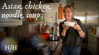 Easy Asian Chicken Noodle Soup | 5-Minute Fall Dinner