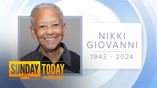 Nikki Giovanni, poet and civil rights activist, dies at 81