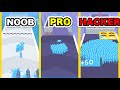 NOOB vs PRO vs HACKER - Countmaster:Crowd Runner 3D