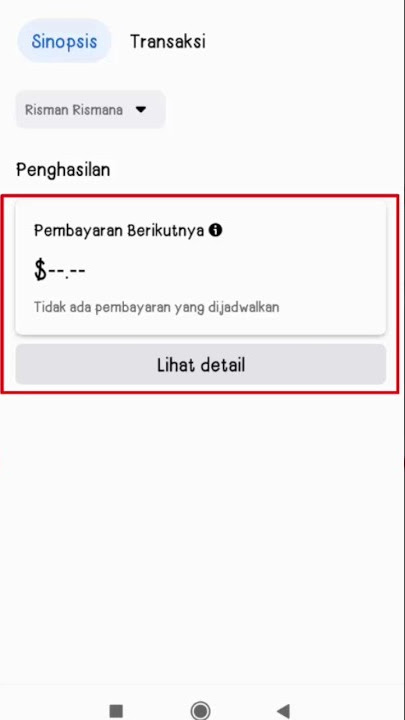 Penghasilan Facebook Kosong Tidak Muncul‼️