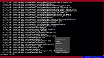 How To install install setup Landing CMS On Ubuntu 18.04 LTS