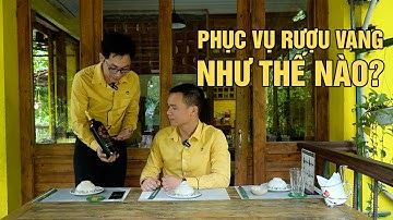Quy trình phục vụ rượu vang trong nhà hàng