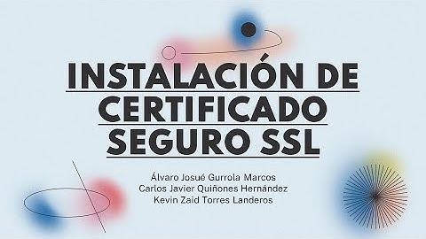 Instalación de certificado SSL en servidor local XAMPP