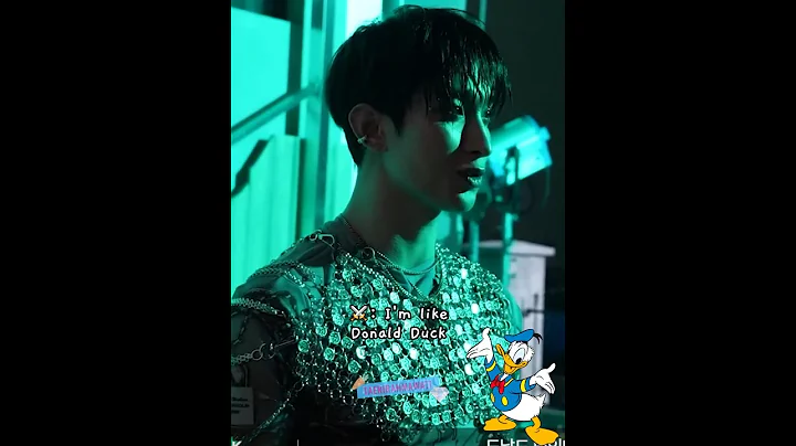 dk shakes his head vigorously and he thinks that he is like donald duck 😭😂 #seventeen #dk #dokyeom