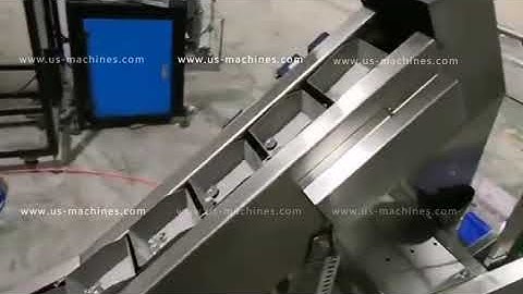 Hardware parts vibraing bowls automatic mixed material bag filling sealing machine with weight check