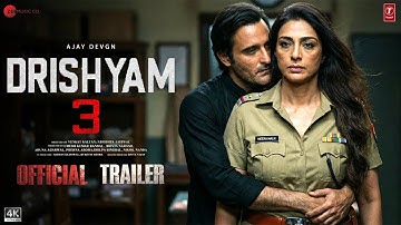 DRISHYAM 3 : Official Trailer (2025) | Akshaye Khanna | Ajay Devgn | Tabu | New Movies Trailers 2025