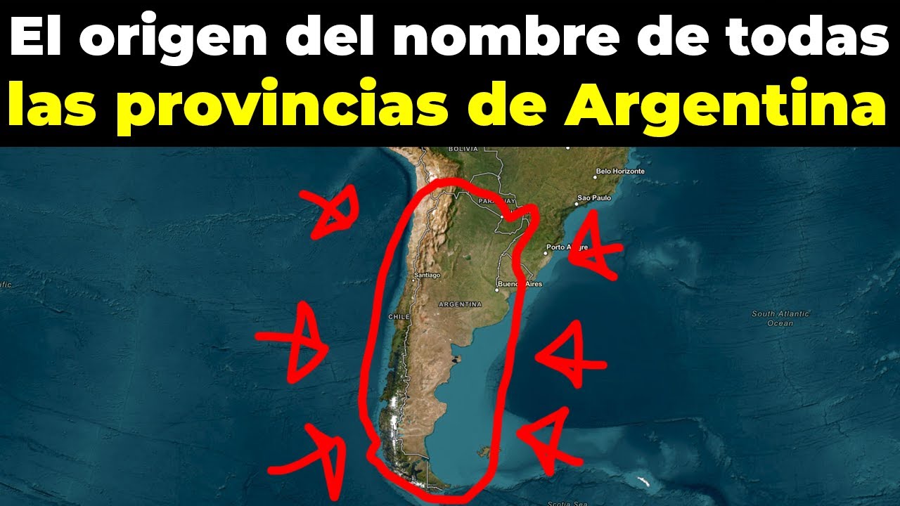 El Origen del NOMBRE de las 23 provincias de Argentina