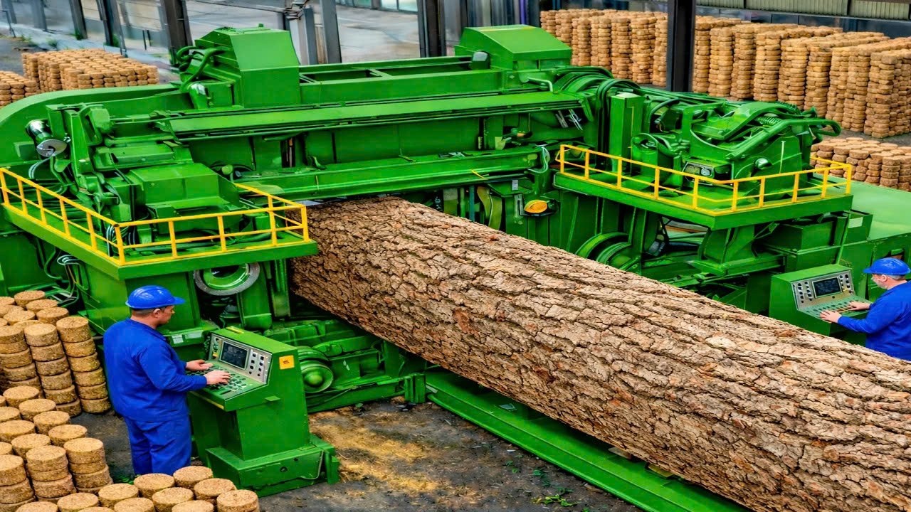 Inside the Largest Wood Factory From Oak Bark to Premium Wine Stoppers ...