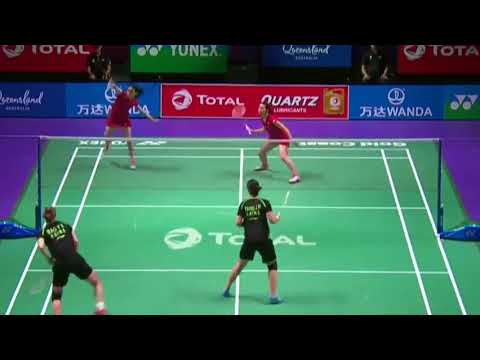 Group A Sudirman Cup 2017 | Tang Jinhua,Bao Yixin vs NG Tsz Yau/YEUNG Nga Ting - YouTube
