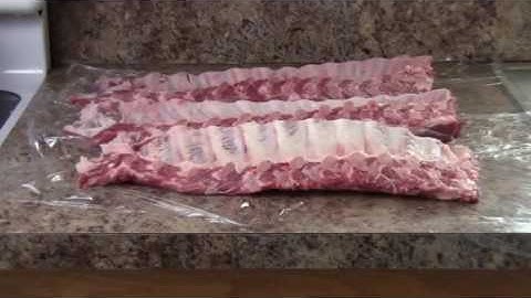 How To Remove Easily The Membrane From A Rack Of Ribs | Pigskin Barbeque