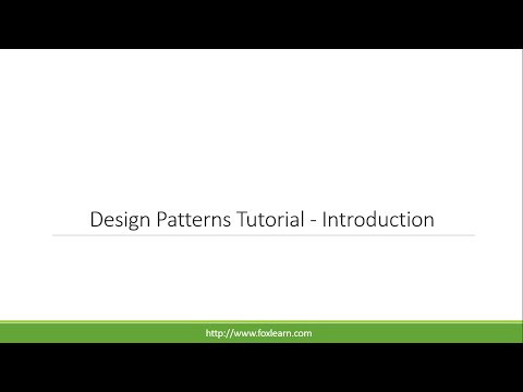 Design Patterns Tutorial