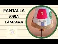 ❤️CÓMO HACER una PANTALLA de TELA  para las LÁMPARAS  #hoyempiezoacoser #costura #ideas   #patchwork