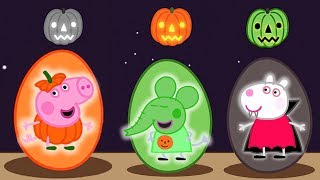 Peppa Pig - Surprise Eggs Halloween Special - Learning With Peppa Pig