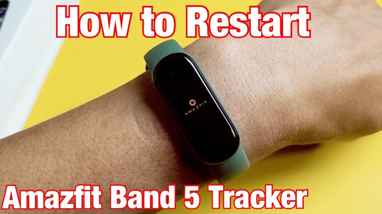 Amazfit Band 5: How to Restart / Reboot 