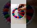 easy rangoli designs for diwali | rangoli designs easy | diwali special rangoli | #shorts