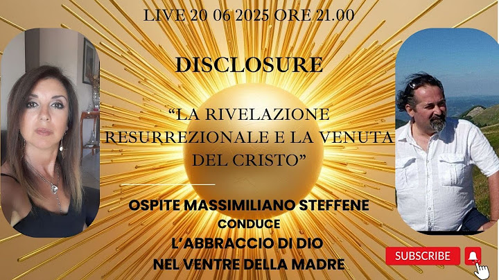 DISCLOSURE | LA RIVELAZIONE RESURREZIONALE E LA VENUTA DI CRISTO