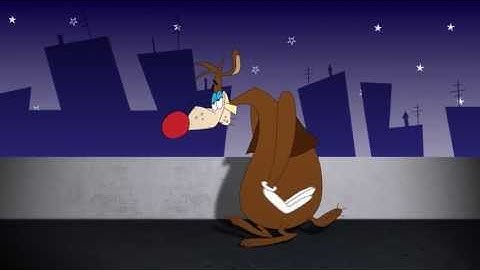 2d animation - cartoon walking cycle breakdown