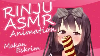 Rinju Asmr Animation Makan Eskrim