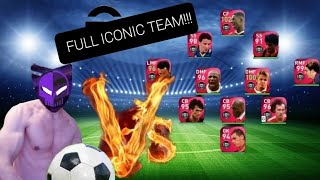 GAME Vs FULL ICONIC TEAM [PES 2021 MOBILE /eFOOTBALL ]- How to beat full iconic squad ?!