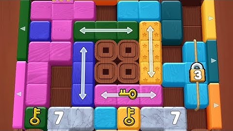 Wood Away Block Jam Level 59 Game Walkthrough Solution