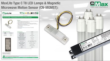 cMax Magnetic Microwave Motion Sensor - Install Video