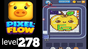 Pixel Flow level 278 Walkthrough Solution
