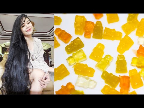 DIY Homemade Healthy Gummy Bears For Faster Hair Growth & Thicker Hair