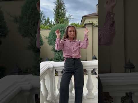 Женская стильная рубашка блузка в горошек (Размеры 42-48), Розовая, видео 1