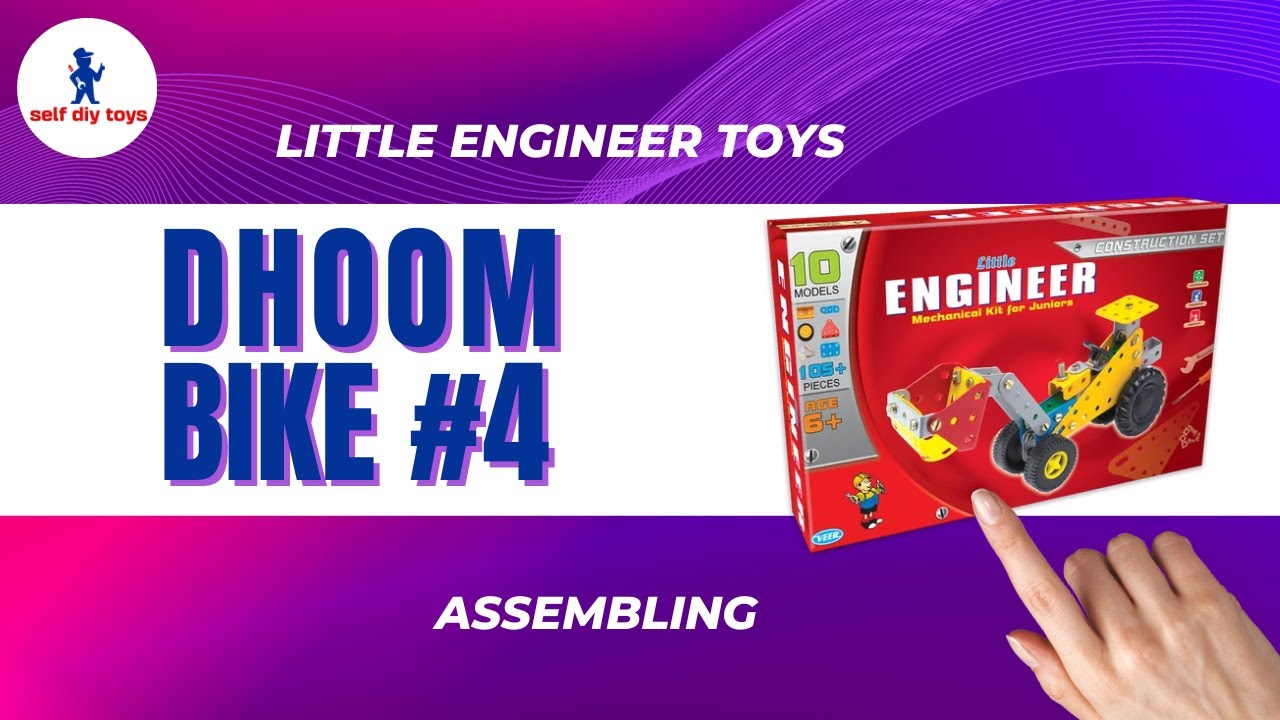 Assembling Toys,Little Engineer Dhoom Bike 4 , Engineering Toys for Kids  @SelfDIYToys  
