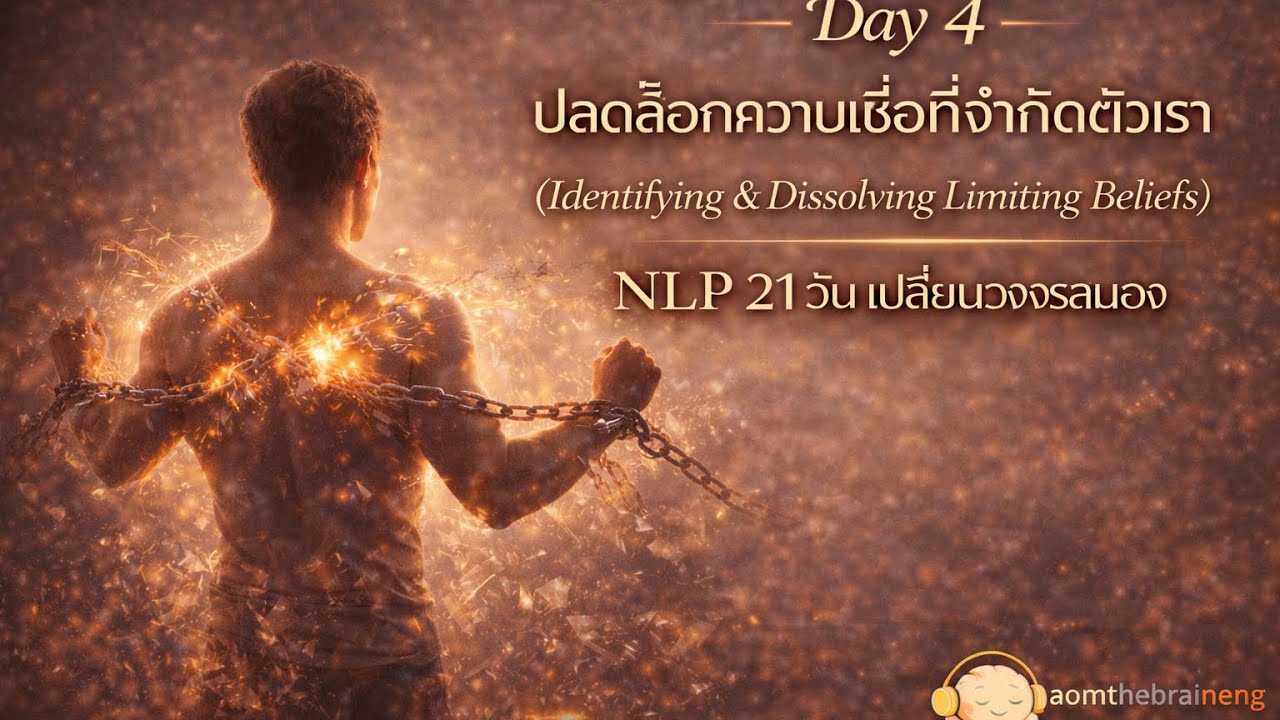 NLP 21 วันเปลี่ยนวงจรสมอง  | Day 4: ปลดล็อคความเชื่อที่จำกัดตัวเรา ￼￼