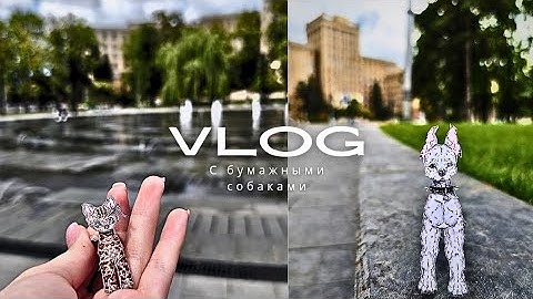 🌄Влог, в парке с бумажными питомцами. Влог от лица Асмодея.☀️👀✨
