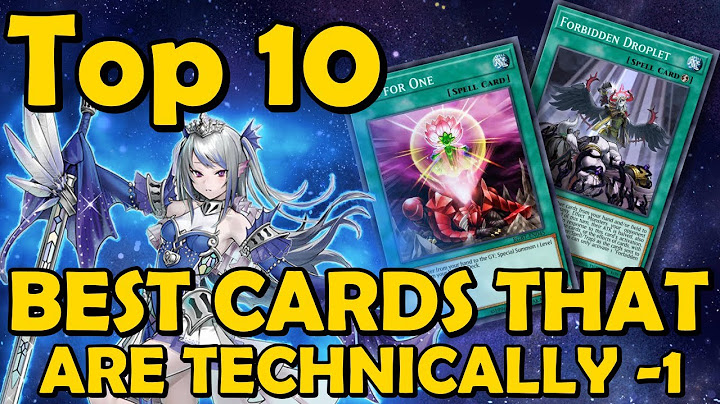 Top 10 most powerful yugioh cards no custom