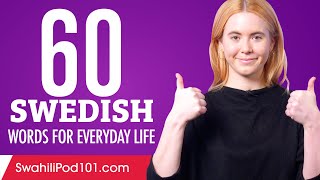60 Swedish Words for Everyday Life - Basic Vocabulary #3