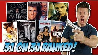 31 on 31 Action Edition | 31 Iconic Action Movies Ranked!