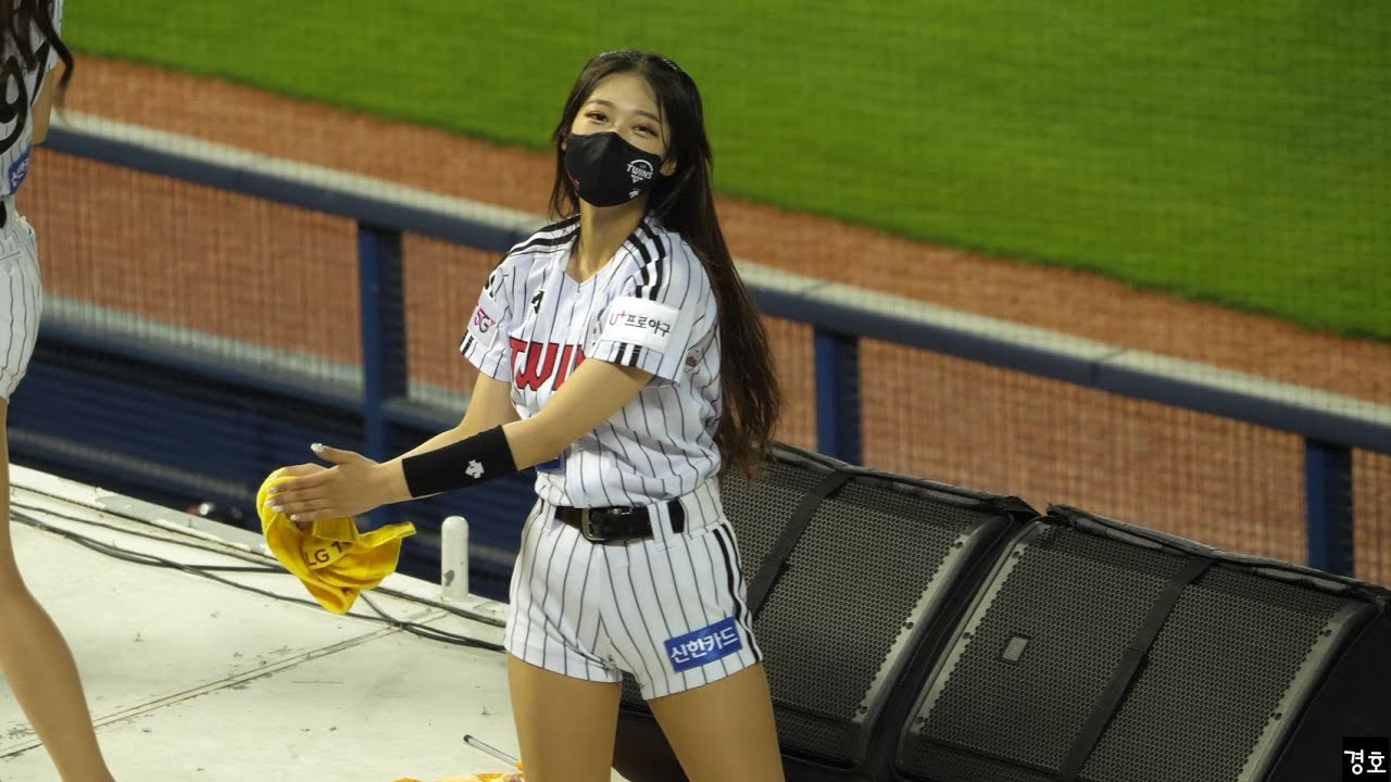 210601 KBO 프로리그  LG공연 치어리더 우수한 응원공연 4k직캠 by.경호