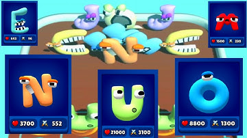 Merge Alphabet Lore Run Part 6 ⭐⭐⭐  ABCDE...VWXYZ Melee Character Unlock