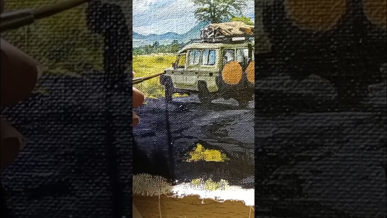 Landcrouser 70🖌️under painting🎨 
