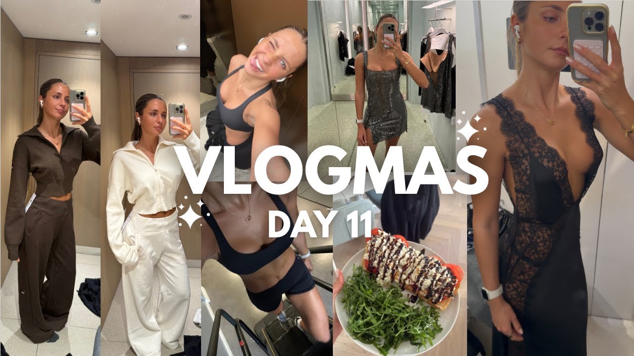 ДЕНЬ ВЛОГМА 11 – Новогодний поход по магазинам/привет, примерка!