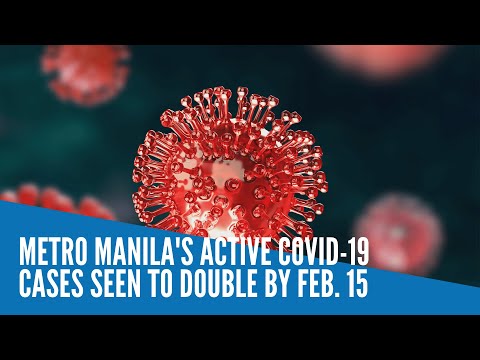 Metro Manila's active COVID-19 cases seen to double by Feb. 15