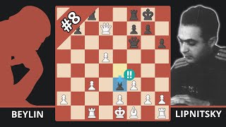 How To Punish A Chess Opening Error! - Best Of The 50s - Beylin vs. Lipnitsky, 1950 screenshot 5