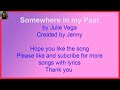 Somewhere in my Past with lyrics by Julie Vega