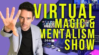 VIRTUAL MAGICIAN AND MIND READER ONLINE VIA ZOOM
