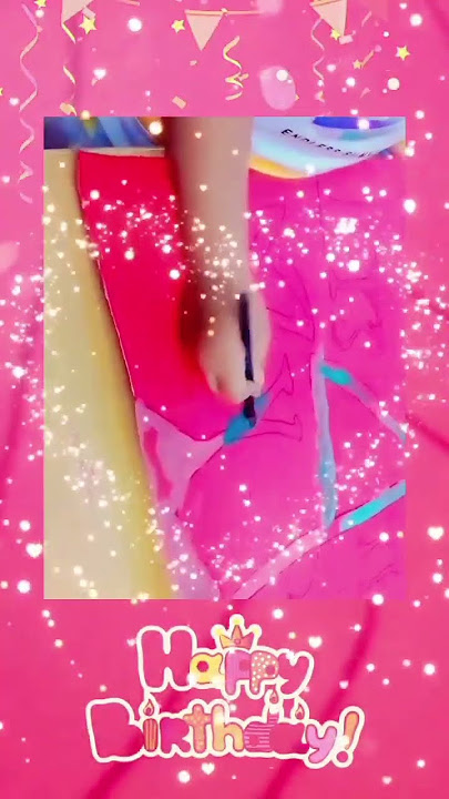 I made my birthday card |birthday| #birthday