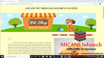ASP .NET SOURCE CODE FOR ONLINE PET SHOP MANAGEMENT SYSTEM