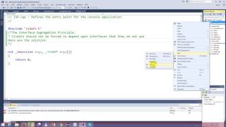 Interface Segregation Principle in C++
