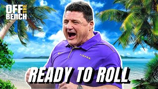 Ed Orgeron is back from Cancun & READY TO ROLL
